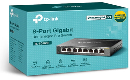 TP-LINK 8-Port Gigabit Smart Switch TLSG108E