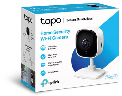 TP-LINK WiFi Camera Tapo C100 Home Security Day/Night view