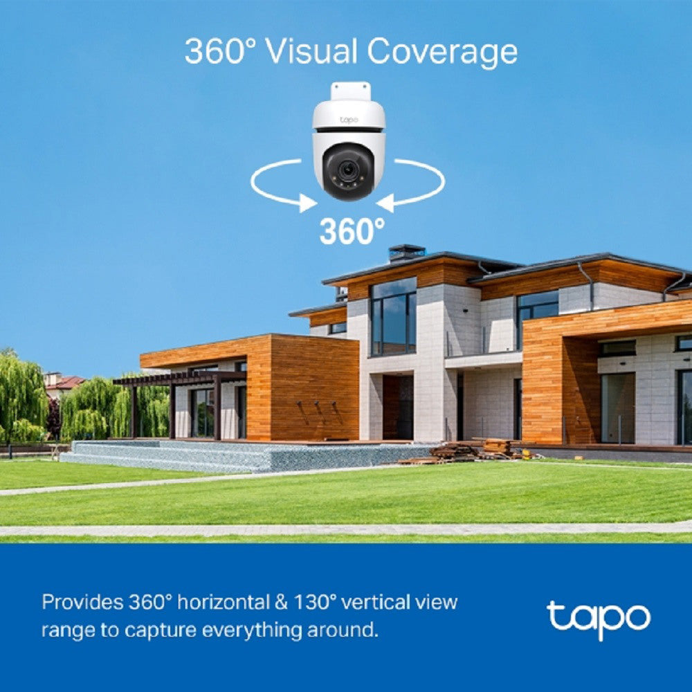 TP-LINK Outdoor Pan/Tilt Wi-Fi Camera Tapo C510W