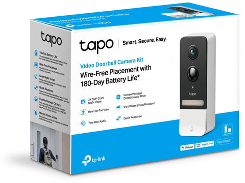 TP-LINK Smart Video Doorbell Cam Kit Tapo D230S1