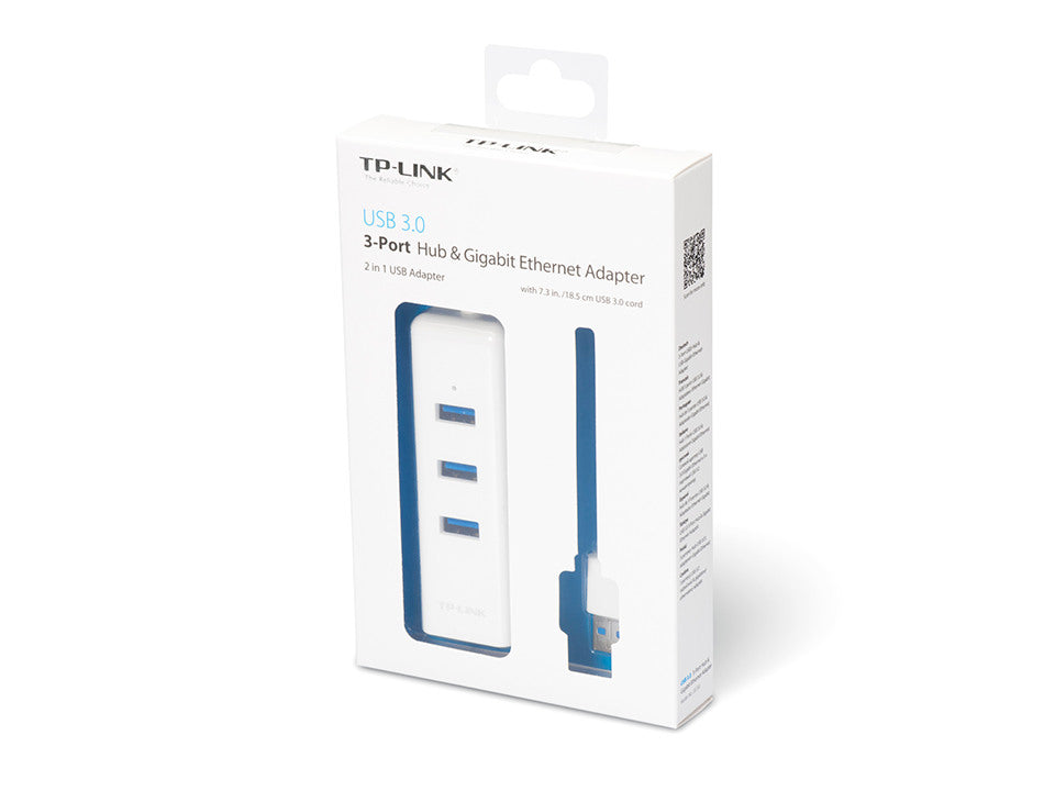 TP-LINK Ethernet Adapter 3-Port UE330 USB 3.0