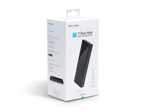 TP-LINK 7 Port USB 3.0 Hub UH720 (2.4A) 2 Ports