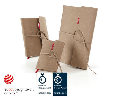 TRANSOTYPE senseBook FLAP A6 75010602 kariert, S, 135 Seiten beige