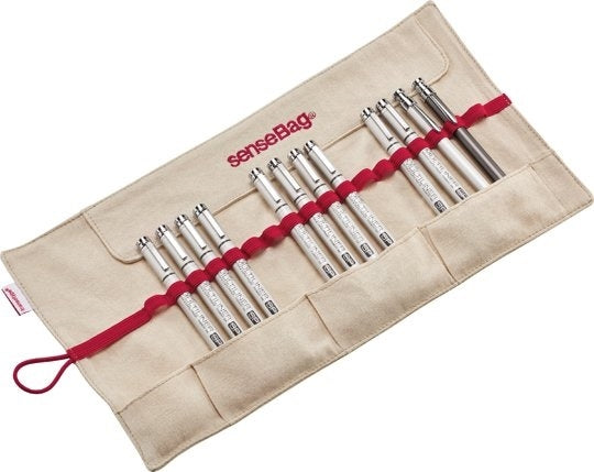 TRANSOTYPE senseBag Stifte Roll-Etui 76038018 beige 375x200mm