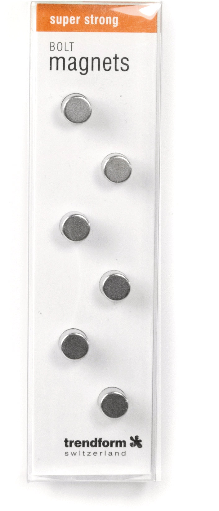TRENDFORM Magnete BOLT CA2008 silber 6 Stück