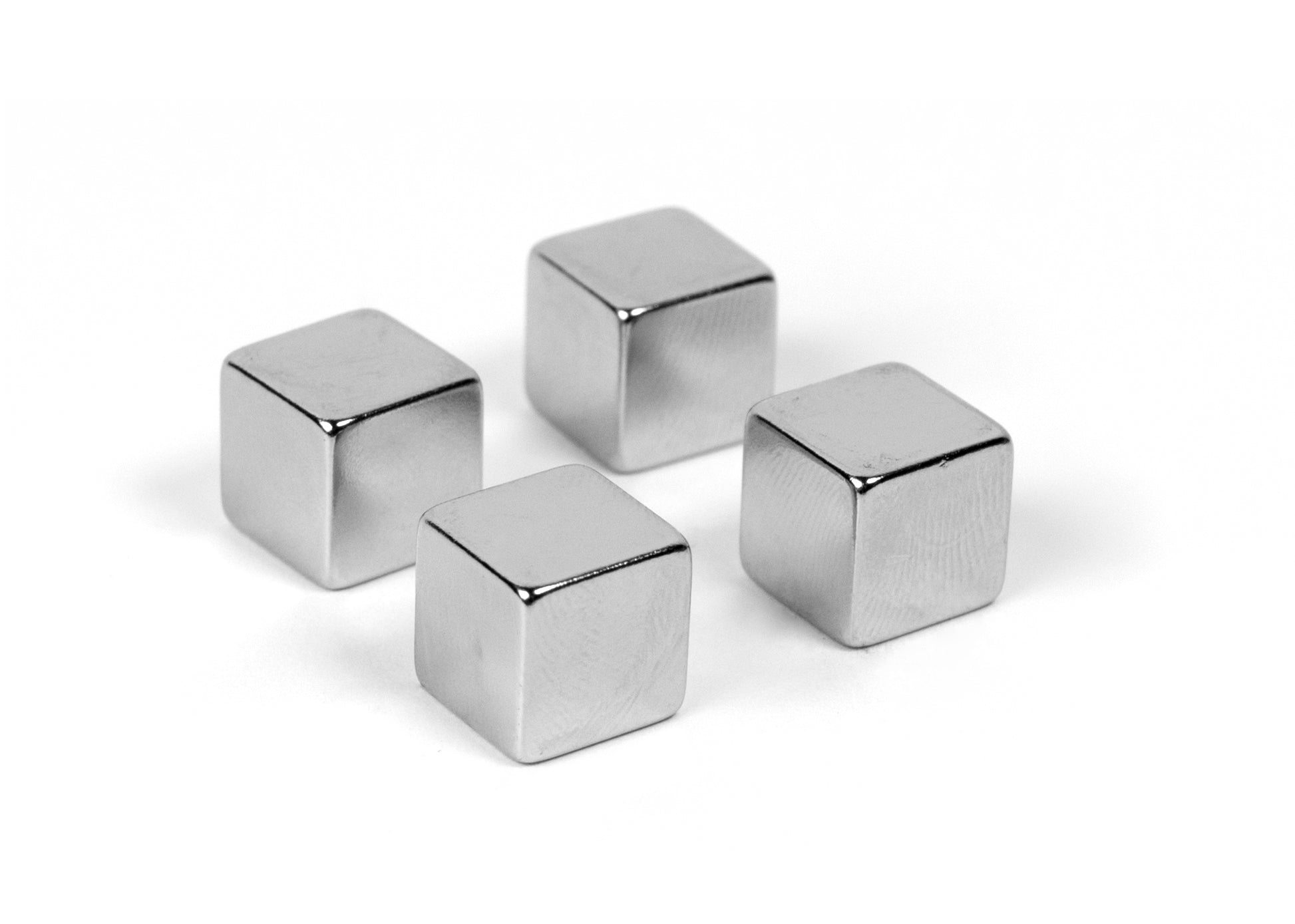 TRENDFORM Magic Magnets CUBE MM2010 4er Set silber
