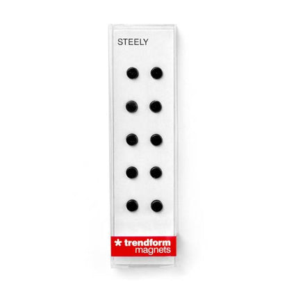 TRENDFORM Magnete STEELY TF25B 10er Set schwarz