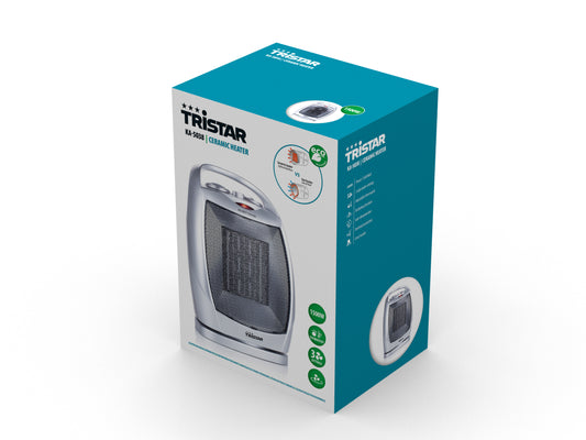 TRISTAR Keramik-Heizgerät KA-5038 grau 1500W