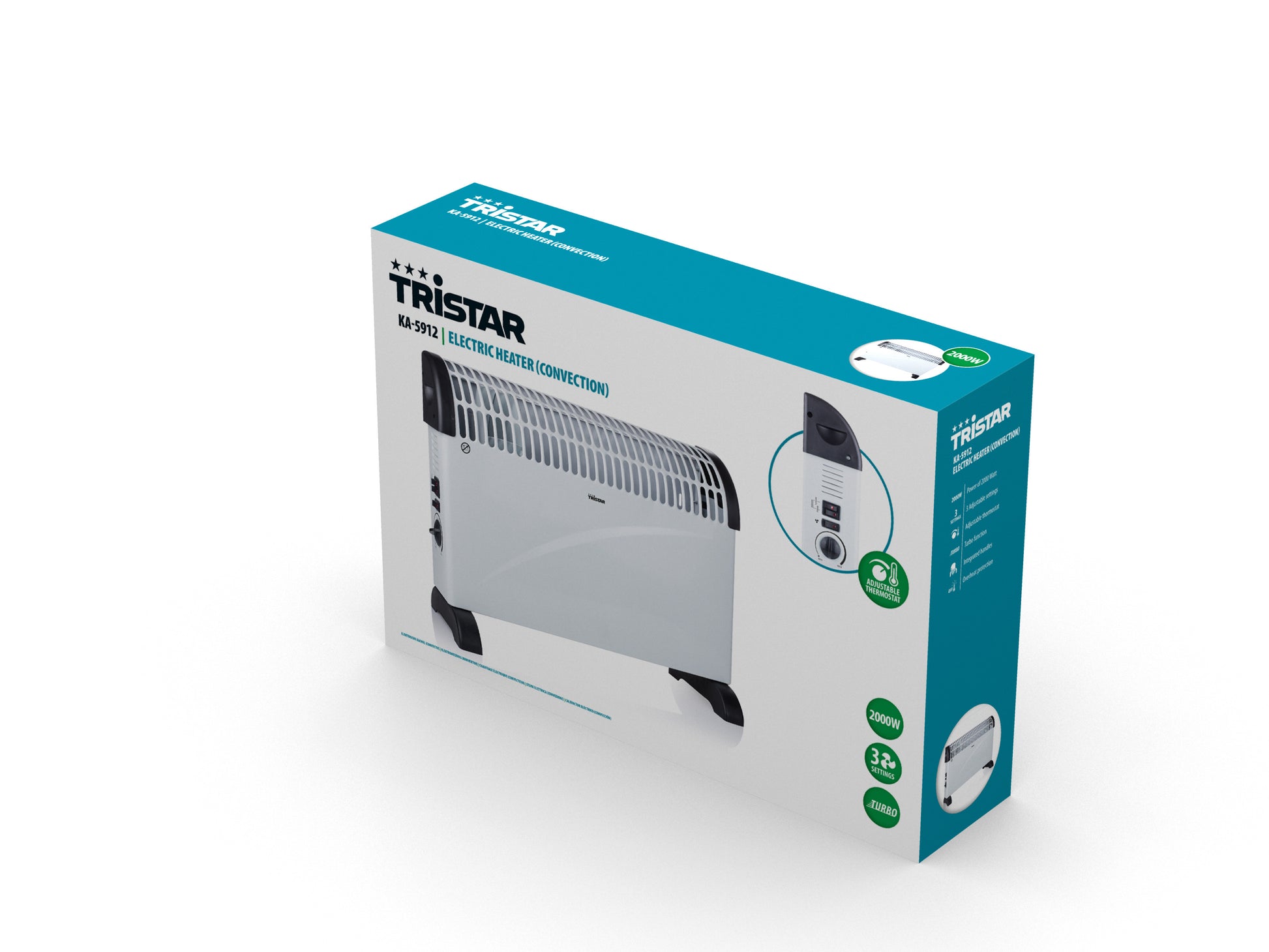 TRISTAR Konvektor-Heizgerät KA-5912 weiss 2000W