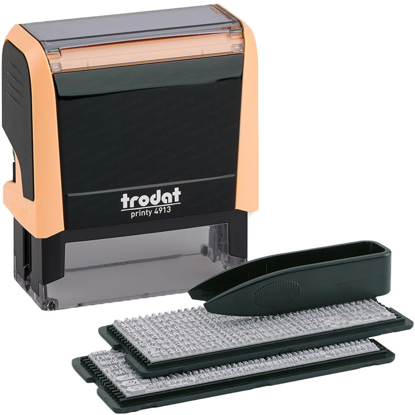 TRODAT Printy 4913 Typo 5 Zeilen Text 180864 pastellcreme