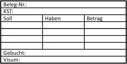 TRODAT Buchungsstempel Printy 4926 4926OFFICED deutsch