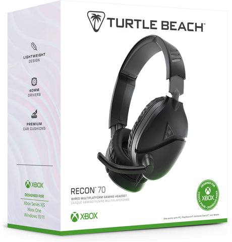 TURTLE BEACH Ear Force Recon 70X Black TBS-2001-05 Headset, Xbox SeriesX