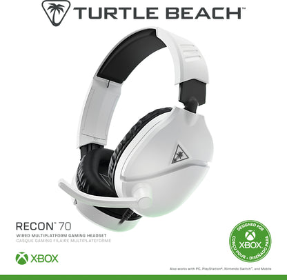 TURTLE BEACH Ear Force Recon 70X White TBS-2001-15 Headset, Xbox SeriesX