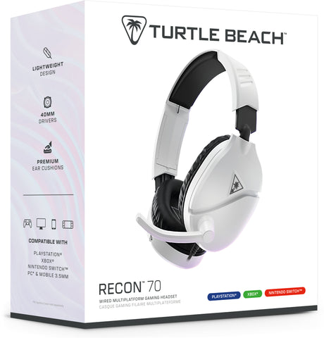 TURTLE BEACH Ear Force Recon 70P White TBS-3001-15 Headset, PS4/PS5