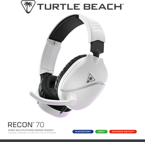 TURTLE BEACH Ear Force Recon 70P White TBS-3001-15 Headset, PS4/PS5