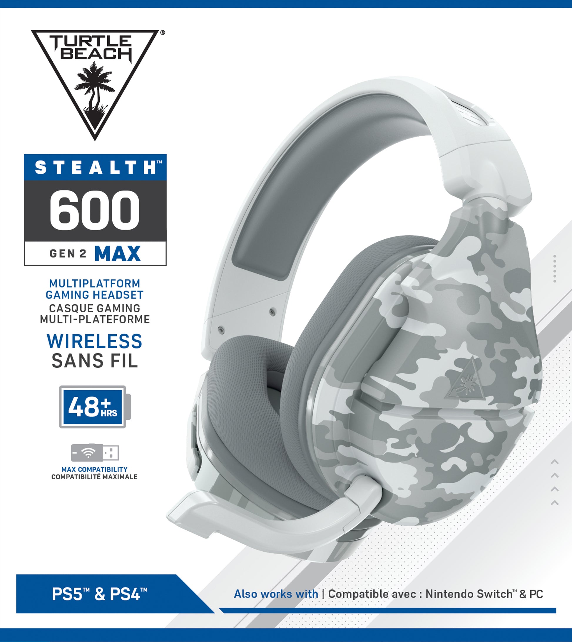 TURTLE BEACH Stealth 600 Gen2 MAX TBS-3168-02 Wireless, PS5,Arctic Camo