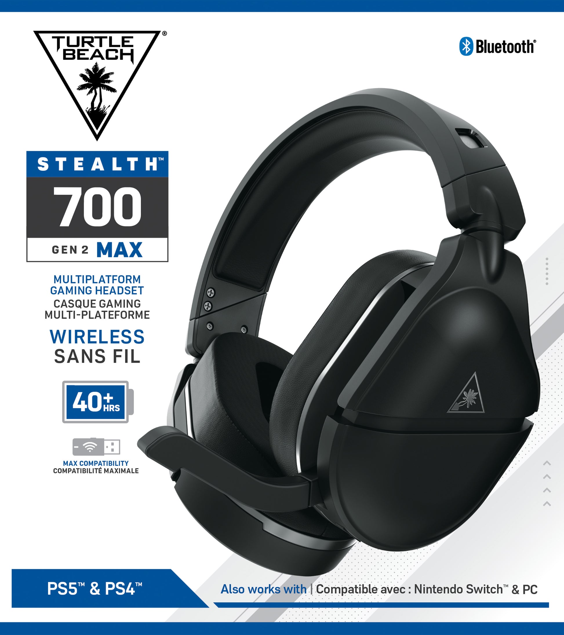 TURTLE BEACH Stealth 700 GEN2 MAX Black TBS-3790-02 Wireless Headset PS5