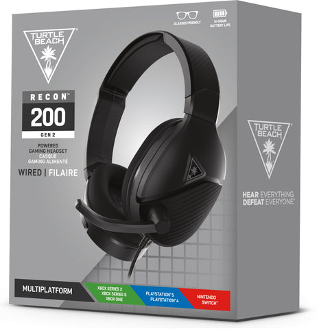 TURTLE BEACH RECON 200 Black TBS-6300-02 Gen 2,Headset Multiplattform