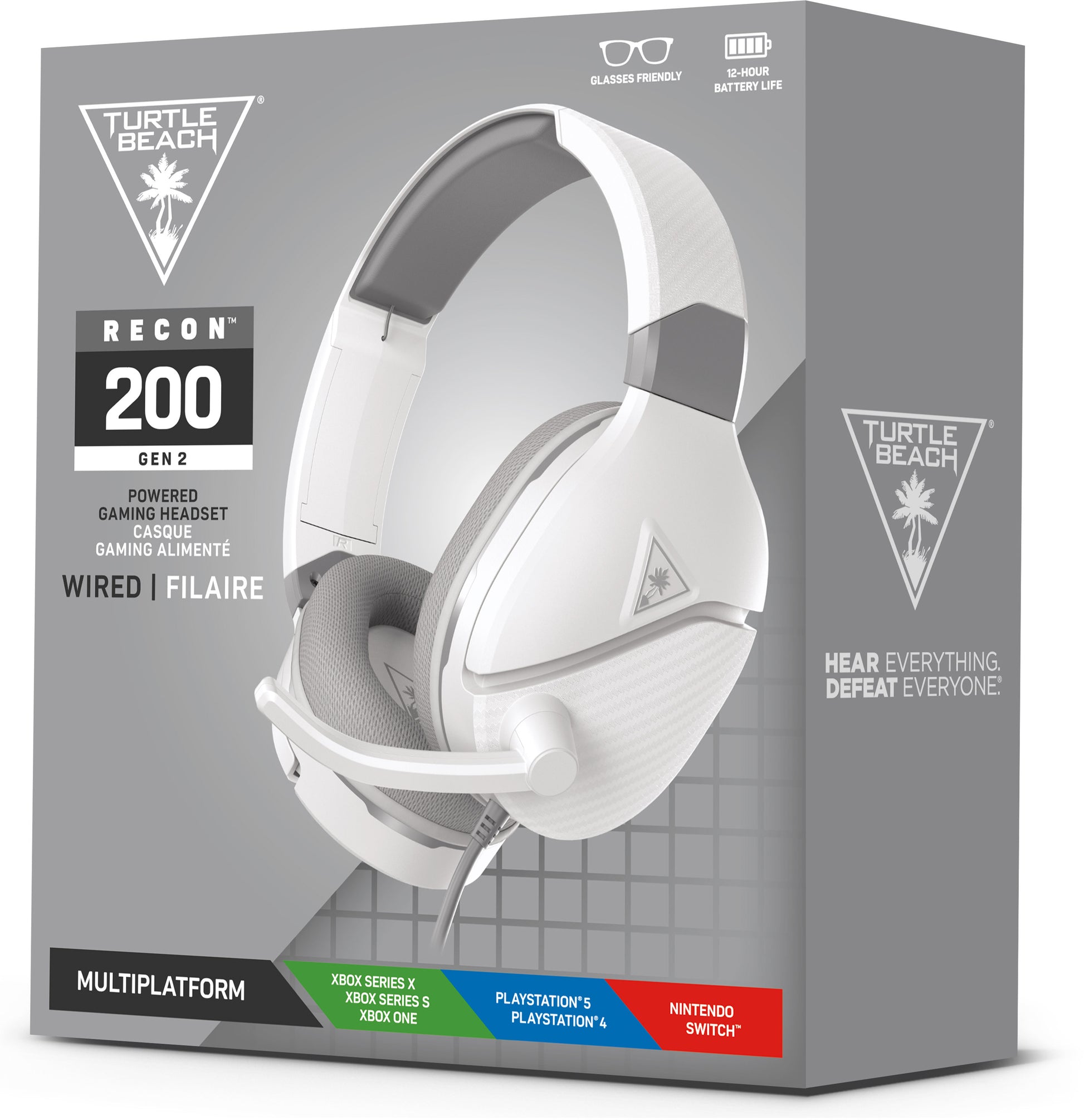 TURTLE BEACH RECON 200 White TBS-6305-02 Gen 2,Headset Multiplattform