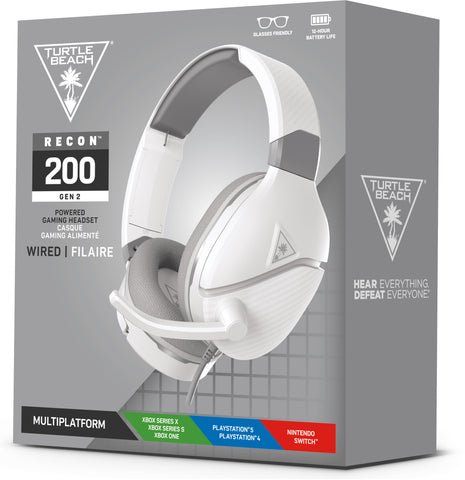 TURTLE BEACH RECON 200 White TBS-6305-02 Gen 2,Headset Multiplattform