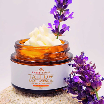 Schweizer Talg Balsam Lavendel – Demeter Bio-Rindertalg Naturbalsam von Swiss Eden