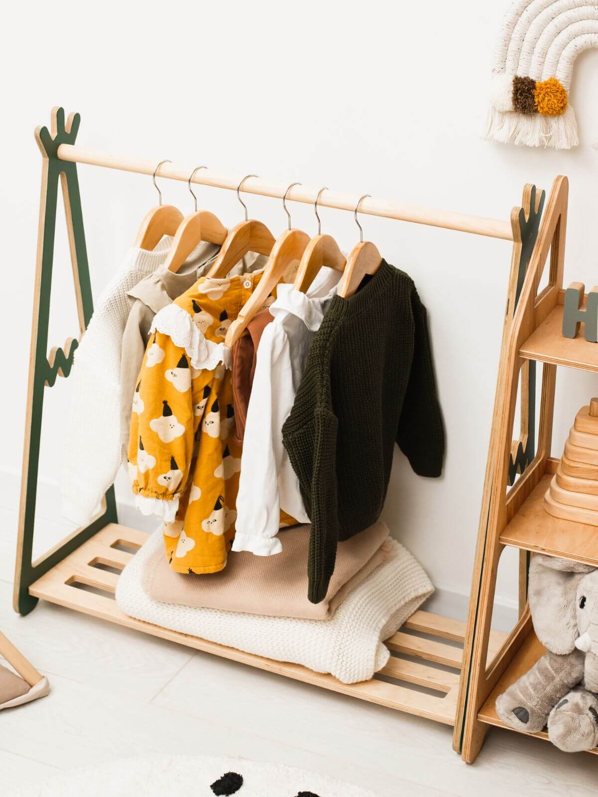 teepee clothing rack
