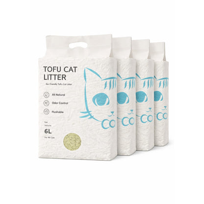 Tofu Katzenstreu – 6L / 2kg, biologisch abbaubar & klumpend