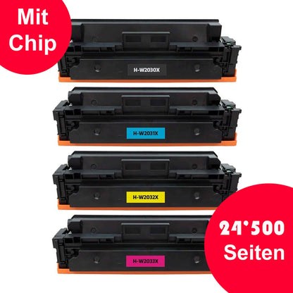 Toner W2030X/415X/W2031X/415X/W2032X/415X/W2033X/415X(mit chip) alle 4 Farben