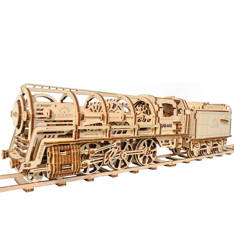 MODEL DAMPFLOKOMOTIVE MIT SCHLEPPTENDER 443STK (FR-DE-EN-POL