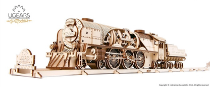 MODEL V-EXPRESS STEAM TRAIN WITH TENDER 538ST. (FR-DE-EN-POL