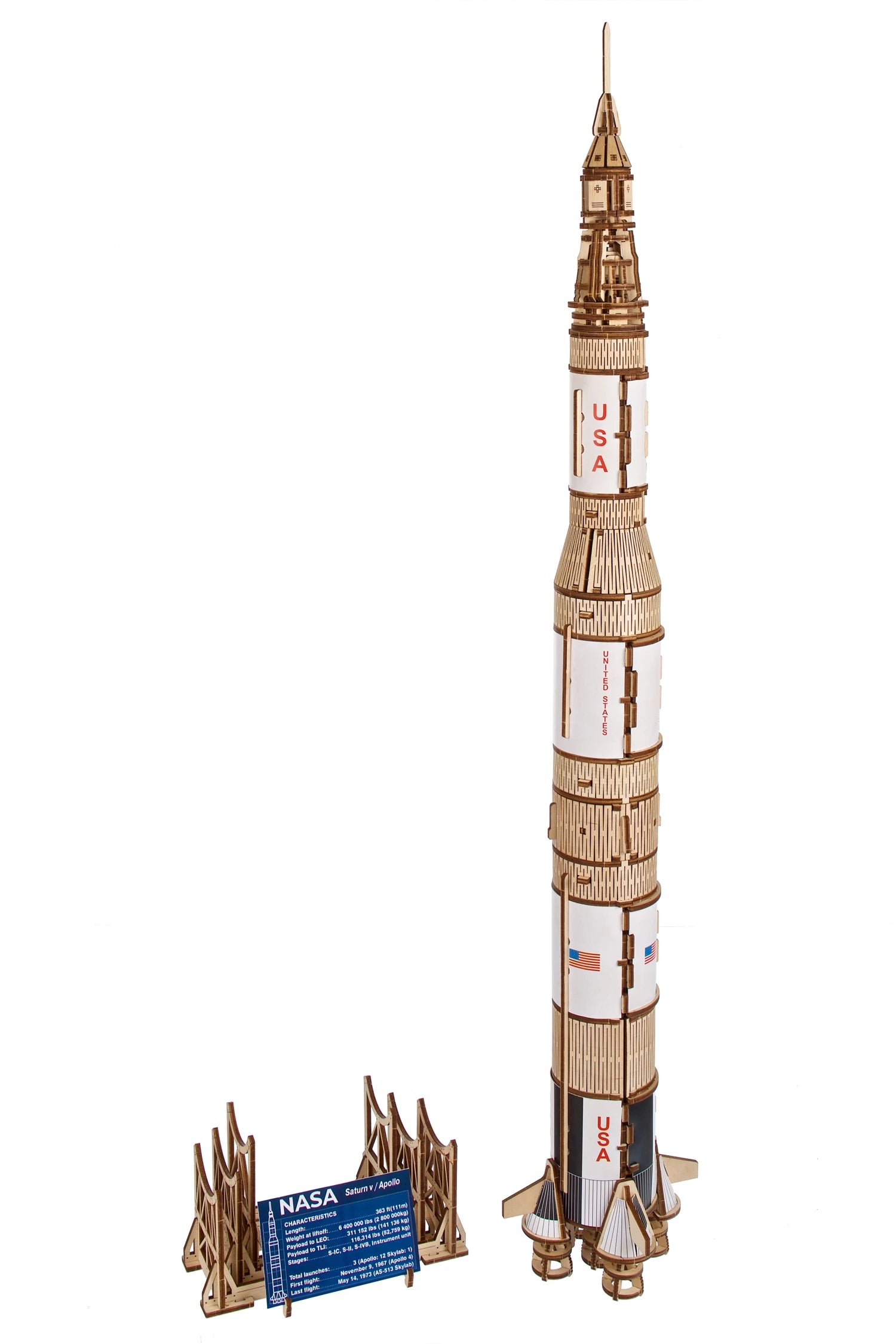 MODEL SATURN V NASA 500 ST. (FR-DE-EN-POL-ES-UKR)