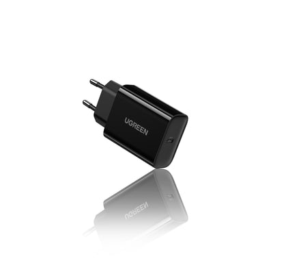 UGREEN USB Wall Charger 20W 1-Port 10191 PD 1xUSB-C,Black