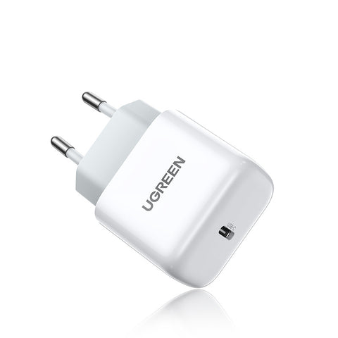 UGREEN USB Wall Charger Mini 20W 10220 1-Port PD 1xUSB-C,White