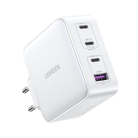 UGREEN USB Wallcharger Nexode 100W 15337 4-Port,PD,GaN, White