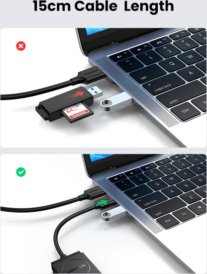 UGREEN 2-in-1 USB 3.0 A CardReader 20250