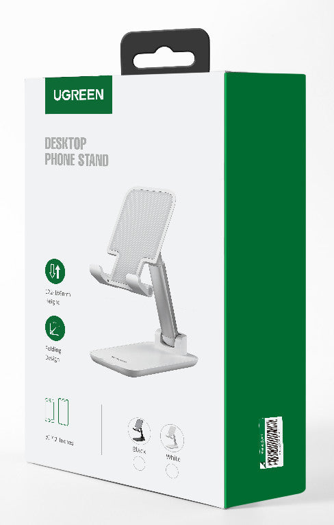 UGREEN Multiangle Phone Desktop 20434 Stand Foldable, White