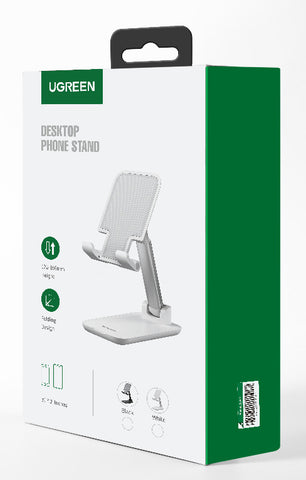 UGREEN Multiangle Phone Desktop 20435 Stand, Foldable, Black