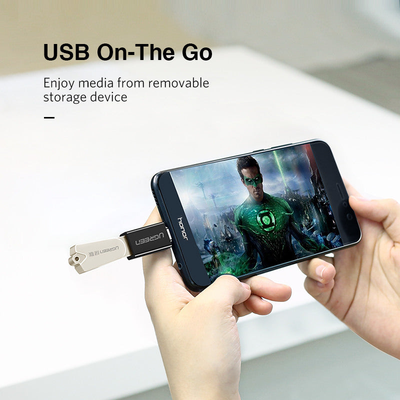 UGREEN Adapter USB-C to USB 20808 3.0 A Female Adapter (BB)