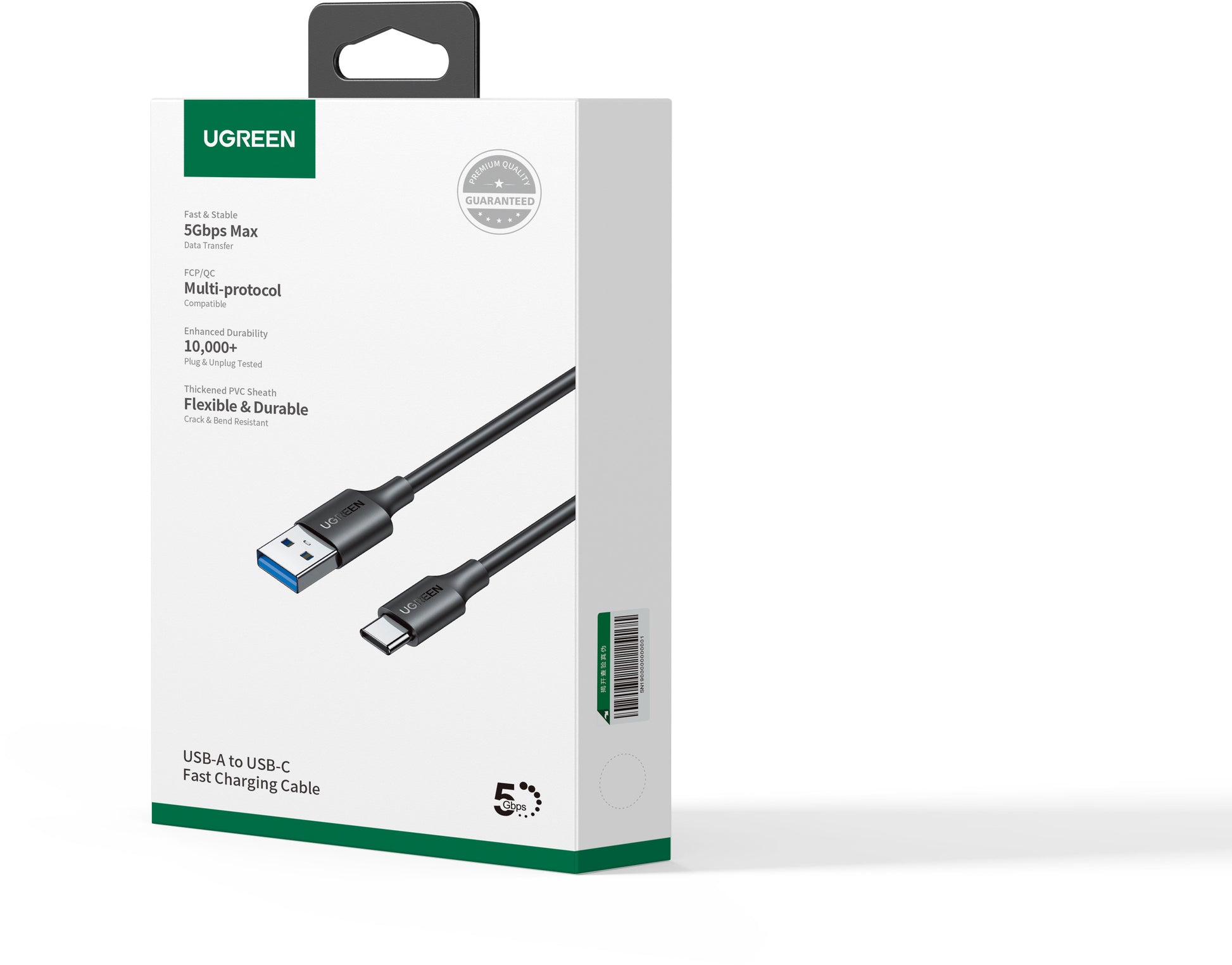 UGREEN Cable USB 3.0 to Type C Data 20882 1m