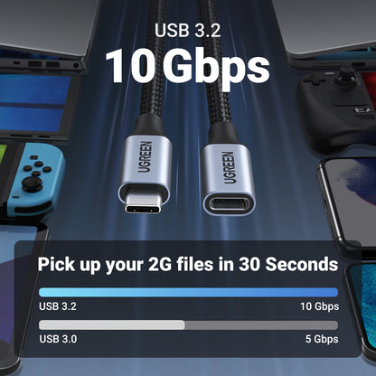 UGREEN Cable USB 3.0 to Type C Data 20882 1m