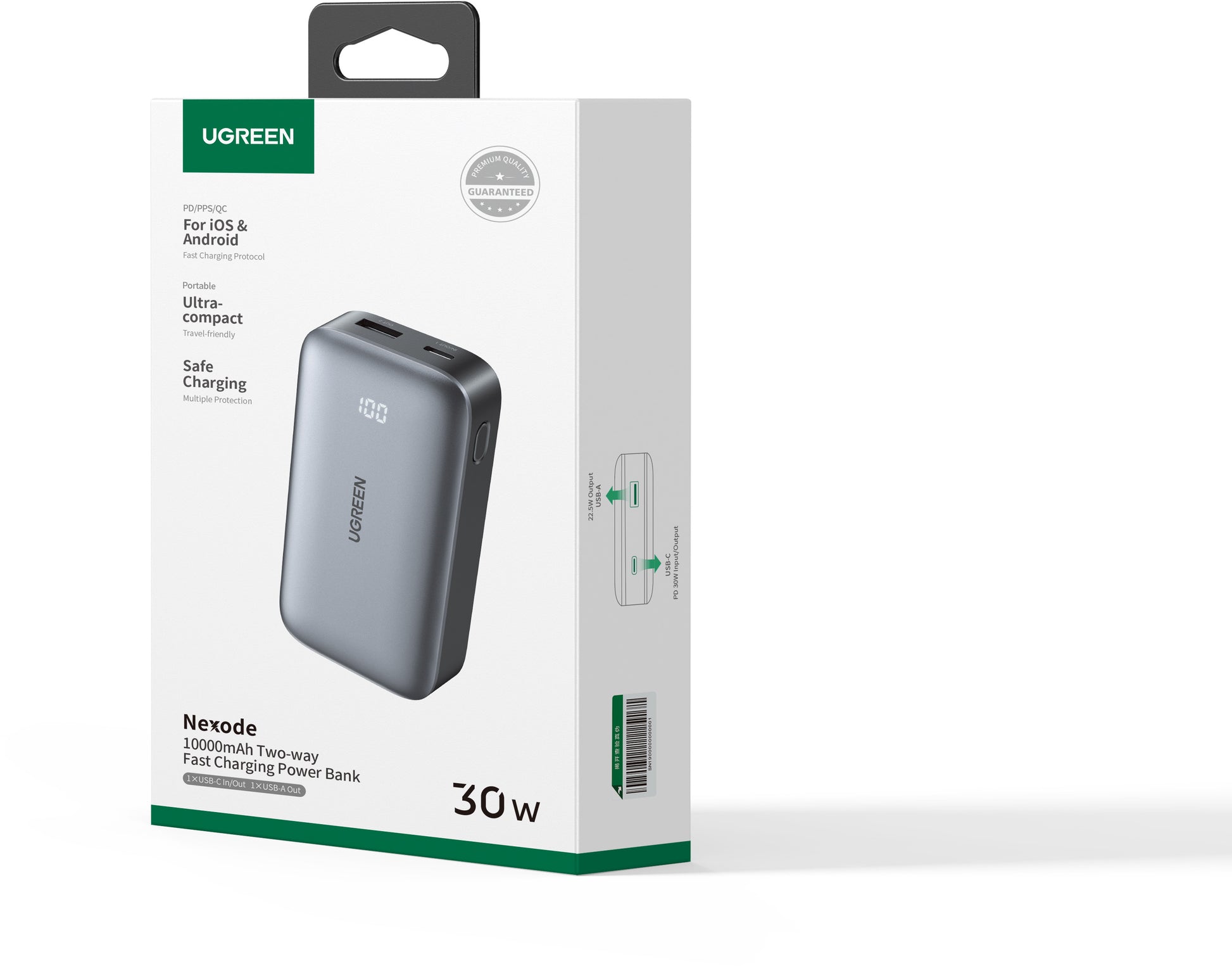 UGREEN Mini Powerbank 10'000mAh 25185 30W