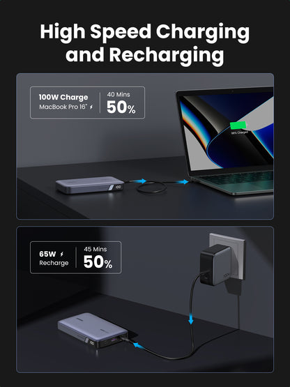 UGREEN Power Bank 20000mAh PD 100W 25188