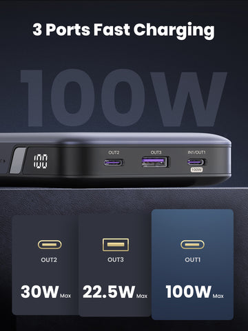 UGREEN Power Bank 20000mAh PD 100W 25188