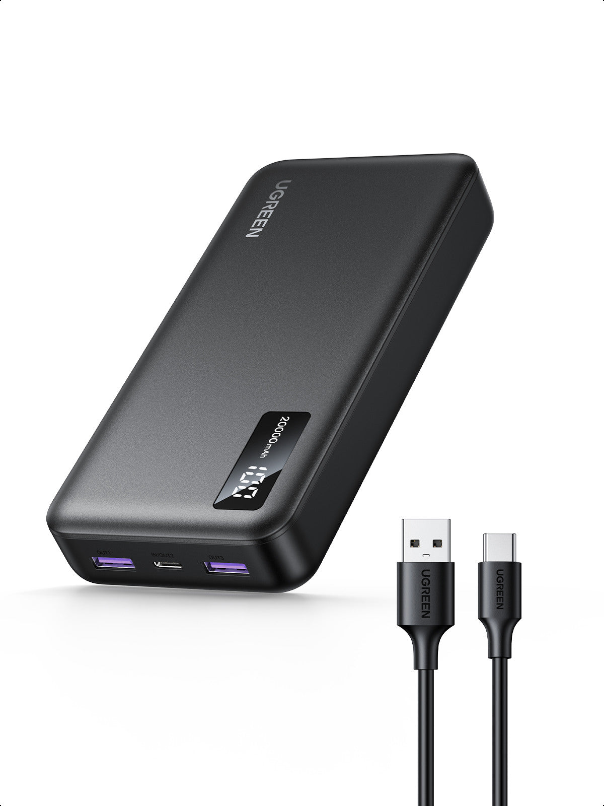 UGREEN Power Bank 20000mAh 25683 20W, Two-way Fast Charging