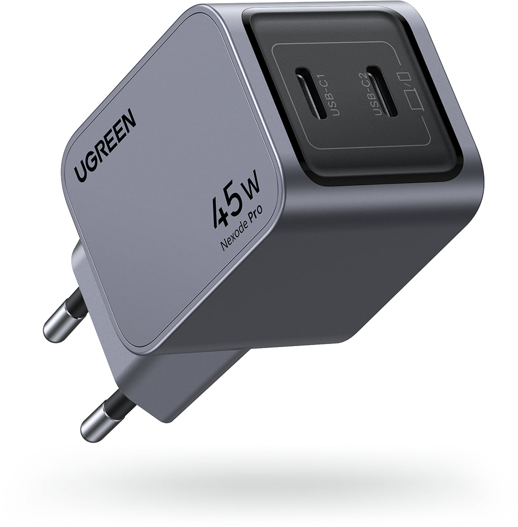 UGREEN USB Wallcharger Nexode Pro 35008 45W, Dual USB-C, GaN