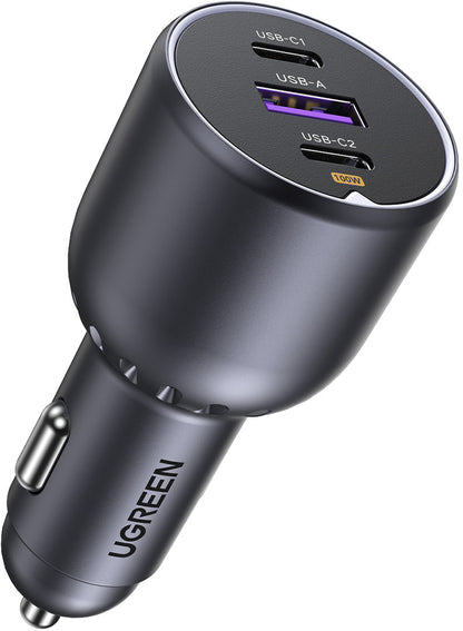 UGREEN Fast Car Charger 130W 3-Port 35025 2x USB-C, 1x USB-A