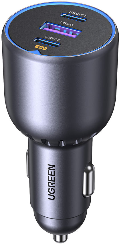 UGREEN Fast Car Charger 130W 3-Port 35025 2x USB-C, 1x USB-A