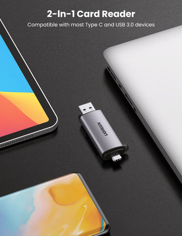 UGREEN USB-C+USB-A Card Reader 50706 TF/SD 3.0