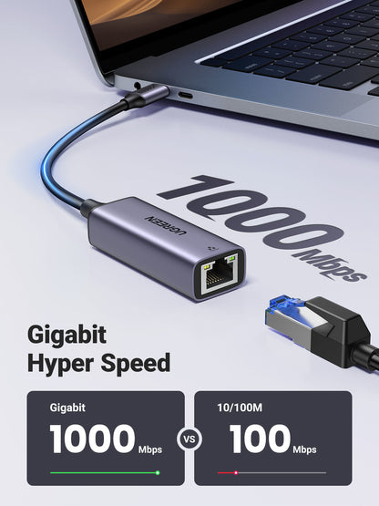 UGREEN Gigabit Ethernet Adapter 50737 USB-C 3.1 GEN1