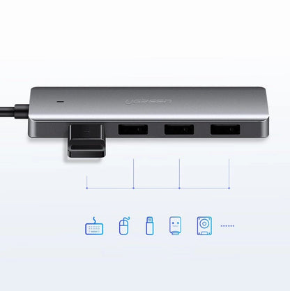 UGREEN USB 3.0 Hub 4-Port 50985 with USB-C Power Supply